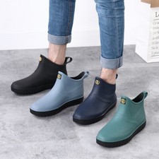 Herren Regenstiefel Gummistiefel Gefüttert Stiefel Garten Arbeite Küche Schuhe