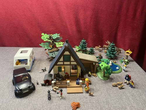 Playmobil waldhütte mit - waldhütte,