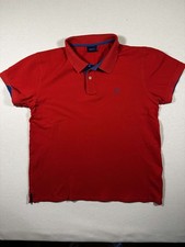 GANT Poloshirt Gr. L Rot Baumwolle Casual Herren