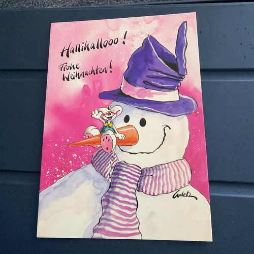 Diddl karte weihnachtskarte - karte,