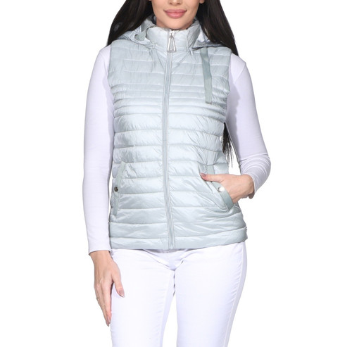 Damen weste steppweste mint - weste,