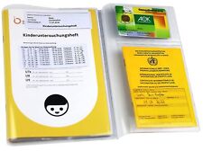 OLGS U-Heft Hülle transparent 3-teilig | Uhefthülle für Kinderuntersuchungsheft