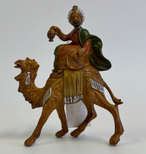 König Sultan auf Kamel Krippenfigur aus Kunststoff 12 cm hoch