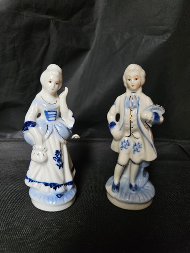 Porzellanfiguren paar dame - porzellanfiguren,