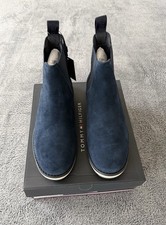 Tommy Hilfiger Chelsea Boots Herren Stiefeletten Gr. 43 dunkelblau Neu