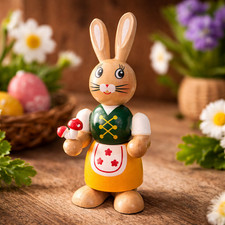 Osterhase Langohr Holzfigur