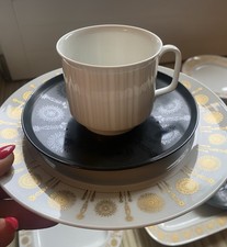 Rosenthal Service Studio Line Porcelaine Noire Goldmuster