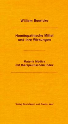Homöopathische mittel und - mittel,