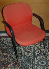 1980s Wilkhahn Bürostuhl - Freischwinger Armlehn Stuhl