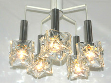 Kristall Kaskaden Deckenlampe