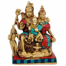 Shiva familie messing - shiva,