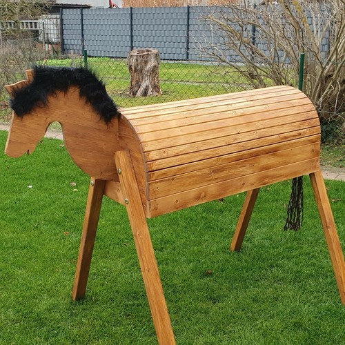 Holzpferd voltigierpferd - holzpferd,