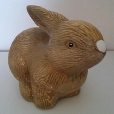 Dekofigur Hase aus  Ton