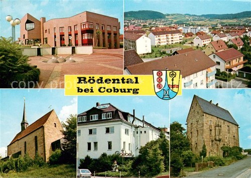 Roedental mit den ortsteilen - roedental,
