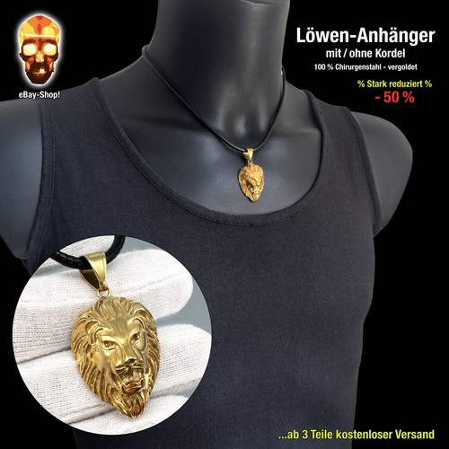 Löwe anhänger kt - 1,