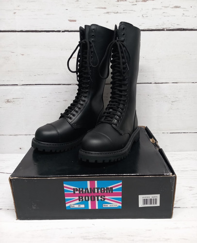 Brandit schwarze lederstiefel - brandit,