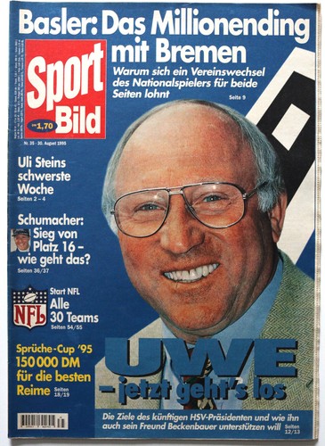 Sport bild 1995 - 1995/35:, seeler