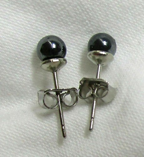 Hämatit edelstein ohrstecker - hÄmatit, edelstein-ohrstecker