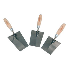 Maurerkelle mit Holzgriff 140 160 180 mm Spachtel Malerspachtel Werkzeuge 