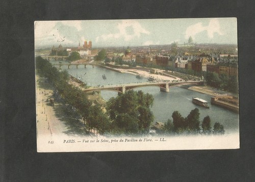 Frankreich paris blick auf - ak,