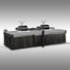 Blockbesen Jansen BB-150, Anbaubesen, Staplerbesen, Staplerzinken