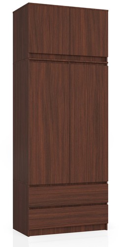 Kleiderschrank mit aufsatz - mit,