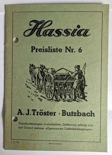 Original flyer hassia - original,