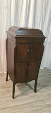 Antiker Grammophon Schrank Globophon Standgerät ca. 1930, Grammofon 