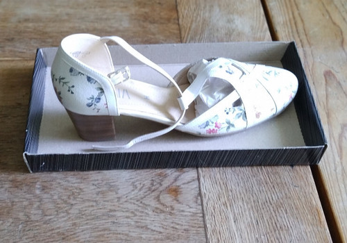 Florale riemchenpumps leder - riemchenpumps,,