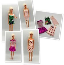 Vintage Puppenkleidung Paket- Barbie? Petra Plasty? kurze Kleider - 80er Jahre?