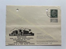 Postkarte Reklame 1941 Freiwaldau Ost Sudetenland Olmütz Fabrik Handel Tee