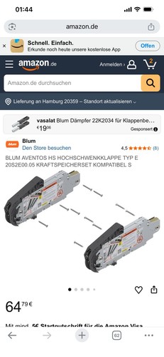 Konvolut möbelbeschläge blum - konvolut,