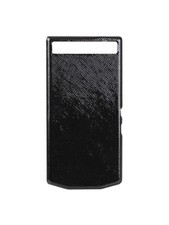 Porsche Design Leder Batteriedeckel Cover for Blackberry P'9982 Saffano Black
