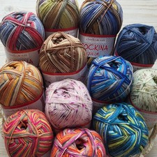 12x100g fach sockenwolle - 12x100g,