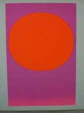 RUPPRECHT GEIGER - Siebdruck / Serigraphie 1969 !! HANDDRUCK