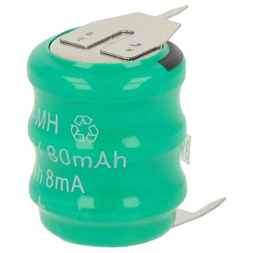 Nimh knopfzellen akku 80mah - knopfzellen-akku,
