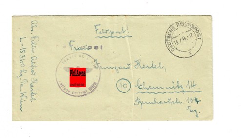 Feldpost l15360 nach - feldpost, nr.