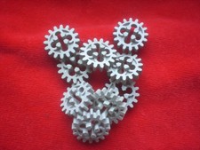 10x Lego® Technic Zahnrad 16 Zähne 4019 hellgrau Technik