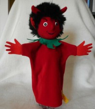 Steiff -Teufel Handspielpuppe 255557 28 cm rot schwarz grün Treviasamt KF wNEU