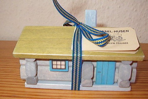 Puzzlehaus holzpuzzle holzhaus - puzzlehaus,