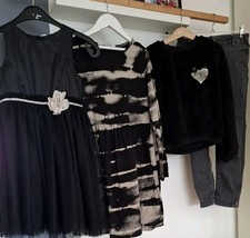 🌞 Zara H&M Fleece Jegging Gr 128 Kleid mit Tüll GEPFLEGT 🌞