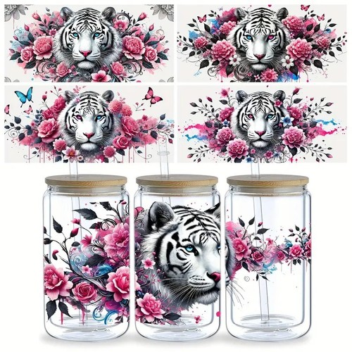 Dtf aufkleber tiger 5 - uv,