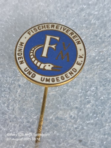 Anstecknadel fischerei - ;,