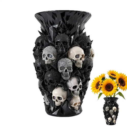 Gothic totenkopf vase - gothic, 5,9