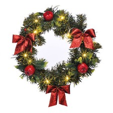 LED Tannen Kranz warm weiß -