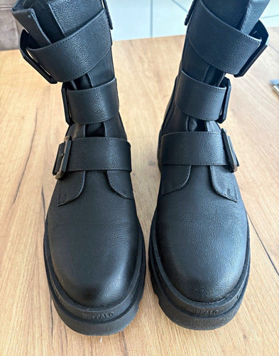 Buffalo damen bikerstiefel - buffalo,