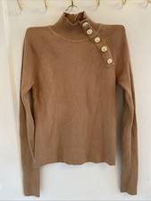 Zara Oberteil Pulli Caramel