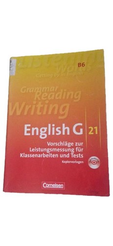 English b6 vorschläge - g,