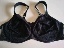 Damen BH schwarz Gr. 100D mit Spitze u. Bügel Exklusive of Trims "ungetragen"