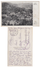 Feldpost-Ansichtskarte mit Lazarettstempel Reserve-Lazarett Bad Harzburg 1942